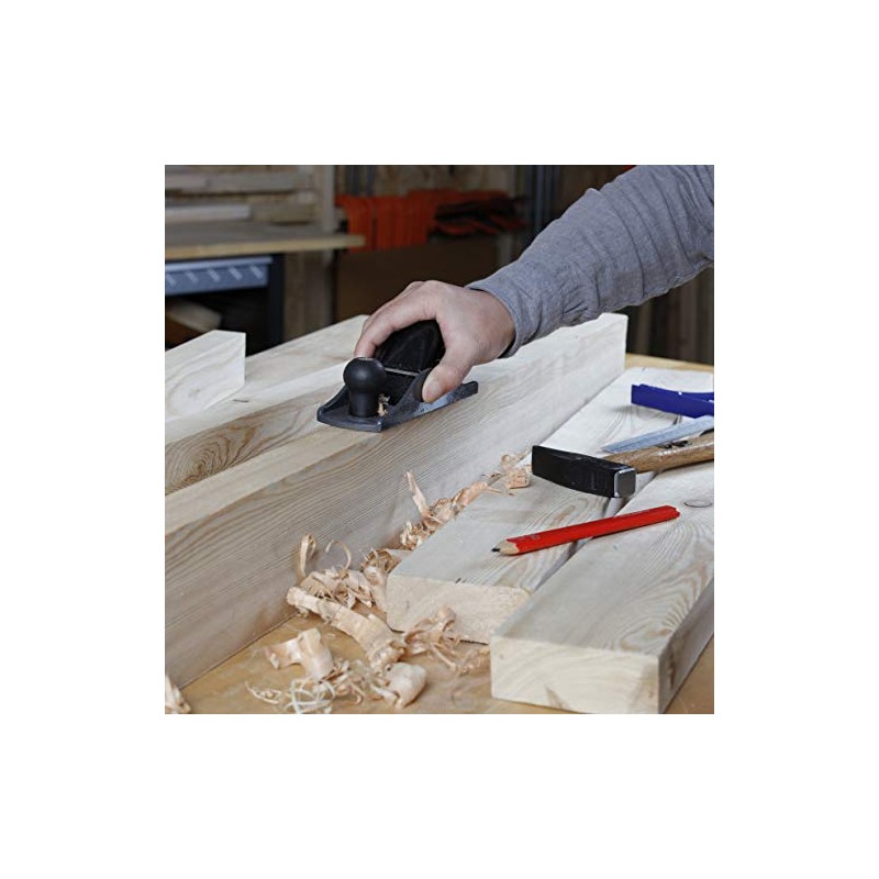 WORKPRO W052001 Block Plane, 1-9/16 In. Wide Blade, Cast Iron