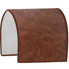 Ntomtuex Faux Leather Couch Arm Cover PU Armrest Slipcover Waterproof Armrest Covers for Sofa Recliner Chair Arm Protectors for Pets Set of 2 Brown