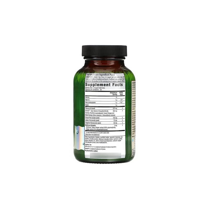 Quemador De Grasa Abdominal Almacenada Irwin Naturals