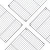 Anaquel Estante Metalico 5 Niveles Acero Cromado Repisa Color Gris