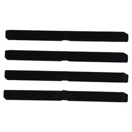 Set of 4 Roof Rail Cover Replacement Part Plastic Roof Rack Cover for Vauxhall Astra H 51 87 877 51 87 878 Models Front and Rear Black