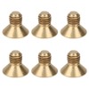 50Pcs Countersunk Hex Socket Screws Pure Copper Flat Head Hardware