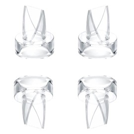Válvula de pico de pato, 4 piezas, compatible con S9/S10/S12, piezas de extractor de leche portátil (juego de 4 piezas)
