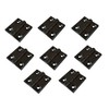 Metal Hinge 40 x 40 mm Black Folding Hinge Screw-On