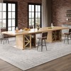 LVB Dining Table for 4-6, Modern Wood Dining Room Table,