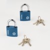 2 Pack Iron Padlock with Keys Heavy Duty Padlock High