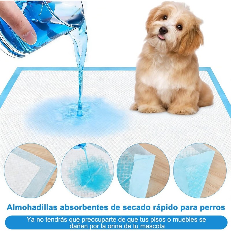 60*45cm Almohadillas Desechable para Entrenamiento para Perro 40 Piezas