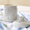 Two's Company Hydrangea Relief Filled Candle | Handcrafted Fine Bone
