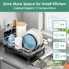 MOUKABAL Dish Drying Rack - Stainless Steel Dish Rack, Dish