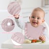 Roinaid Pack of 3 baby bibs, baby bibs with press