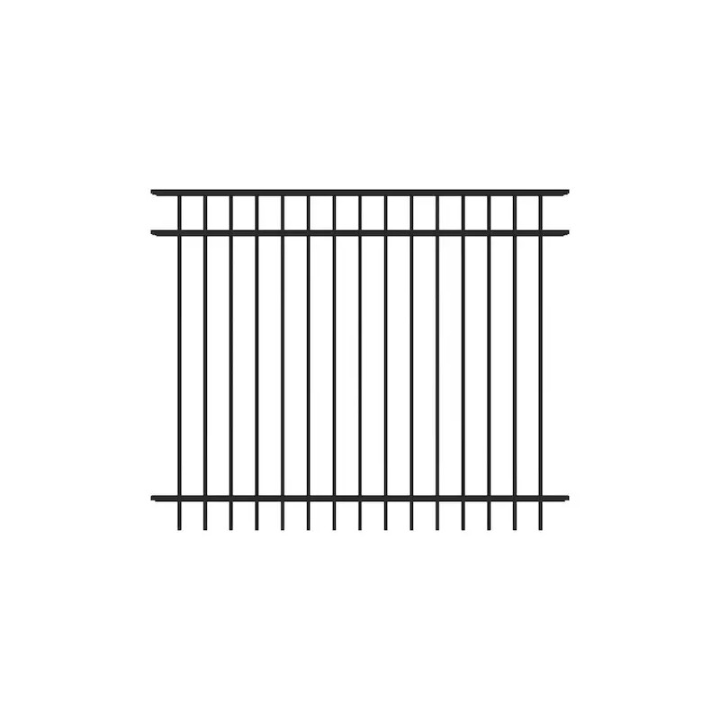 Will Ship-Black Aluminum Fence Panels 48/60", Spear/Smooth Top. Best Pricing.