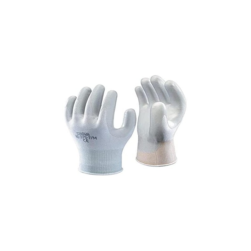 Showa precision gloves 370 8 white 8/L (pack of 2)