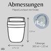 Lunchpot Kinder Müslibecher to go Joghurtbecher für Mepal Ellipse -