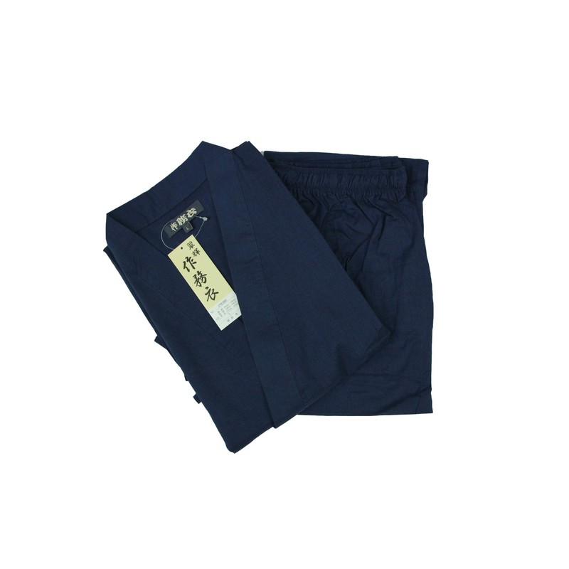 Tosen Work Clothes, Men's, Suikki (Blue), 100% Cotton, L Size,