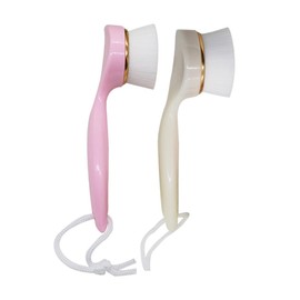 BIUDECO 2pcs Handle Pore Cleansing Brush Soft Bristle Face Cleaning Tool for Deep Exfoliating Gentle Massaging and Blackhead Removal for Daily Skincare Routine