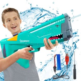 Unbranded Automatic Electric Water Blaster Gun Play Shark Toy Gift Squirt Long Range Play