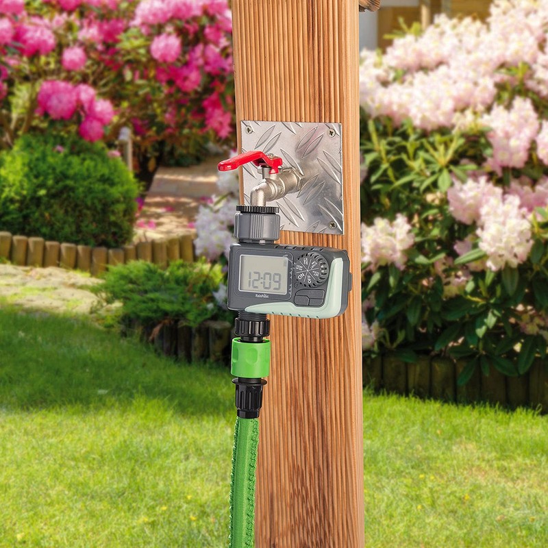 Royal Gardineer Watering Garden: Digital Irrigation Computer with LCD Display