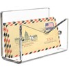 Rulyyo Mail Organizer Envelope Holder - Clear Acrylic Mail Holder
