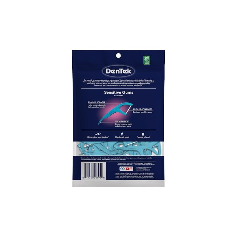 DenTek Comfort Clean Floss picks - 150 ct