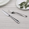 Gourmet Settings 20-Piece Silverware Soprano Collection Polished Stainless Steel Flatware