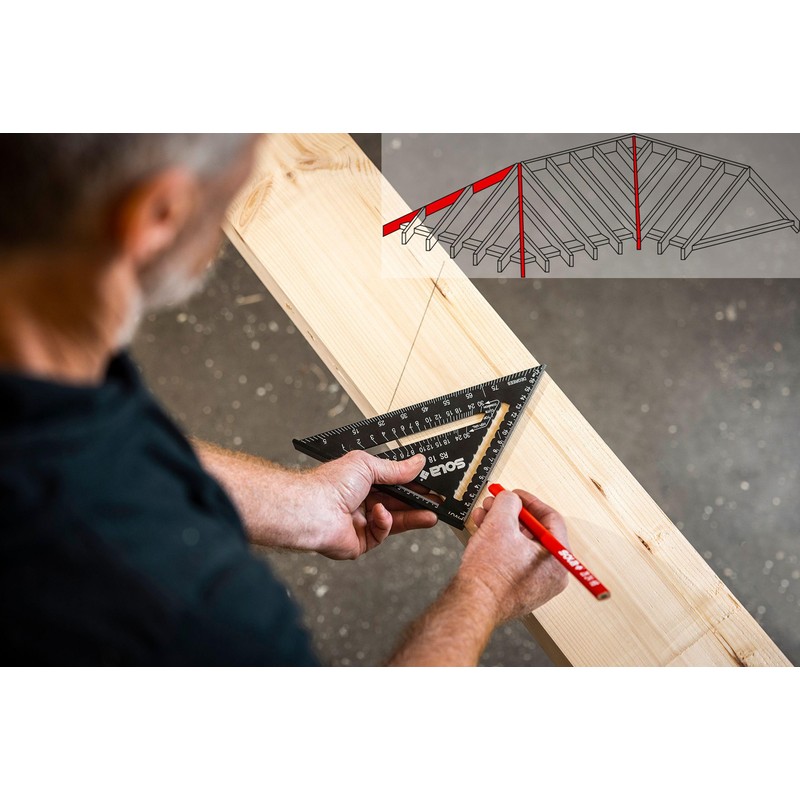 SOLA - RS 18-5in1 Carpenter's Square - Try Square 18
