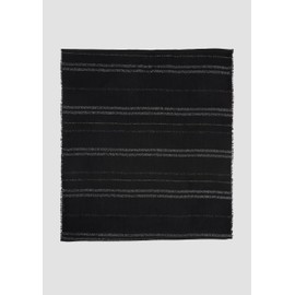 s.Oliver Loop Scarf with Checks and Stripes, black