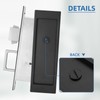 youthua Modern Pocket Door Hardware Set - Privacy Lock with