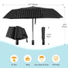 TechRise Umbrella, Compact Strong Windproof Automatic Umbrellas, Folding Lightweight, Portable