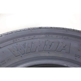 LIBRA TRAILER PARTS WINDA Trailer Tires ST 225/75R15 / 10PR Load Range E Steel Belted Radial w/Scuff Guard Set 2