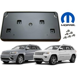 Mopar Jeep Grand Cherokee Front License Plate Frame OEM 68277137AA