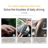 LoyaForba Car Steering Wheel Cover, Universal 14.5-15 Inch, Soft Anti-Slip