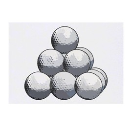 Azeeda 'Golfballhaufen' Temporäres Tattoo - Hautfreundlicher & Ungiftiger Abziehbild · Wasserfest (TO00075579)