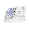Baby's First Tooth Curl Box Silver Plated Shoe Trainers Boy