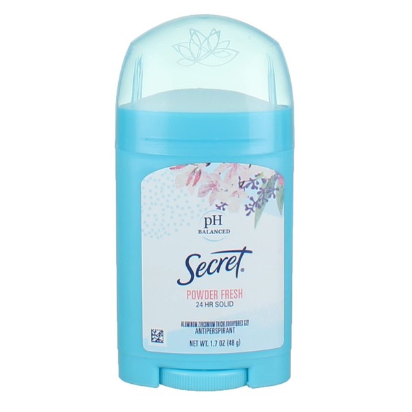 Secret Sld Ws Pwdr Frsh Size 1.7z Secret Powder Fresh Solid Antiperspirant Deodorant 1.7z