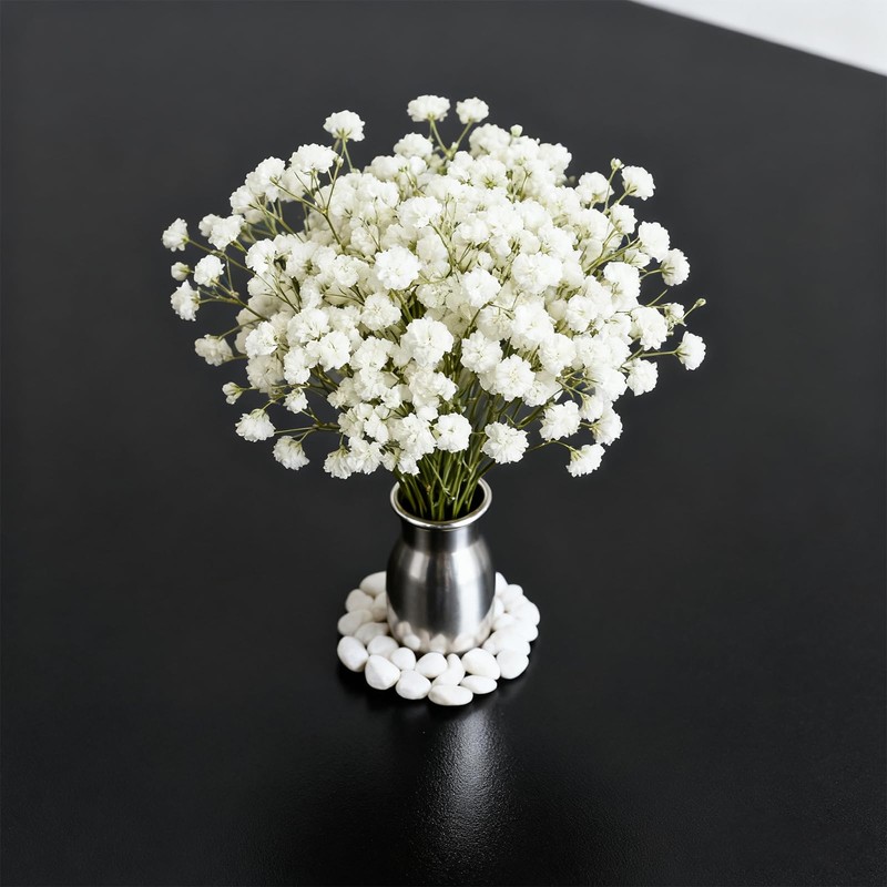 ForestM 100PCS Dried Pressed Flowers,Natural Baby Breath Dried,Dry Flowers