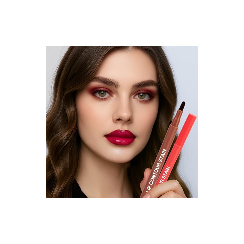 Erinde Lápiz Delineador de Labios Líquido de Precisión, Delineador de