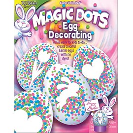 Magic Dots Egg Decorating Kit, Blue,Green,Pink