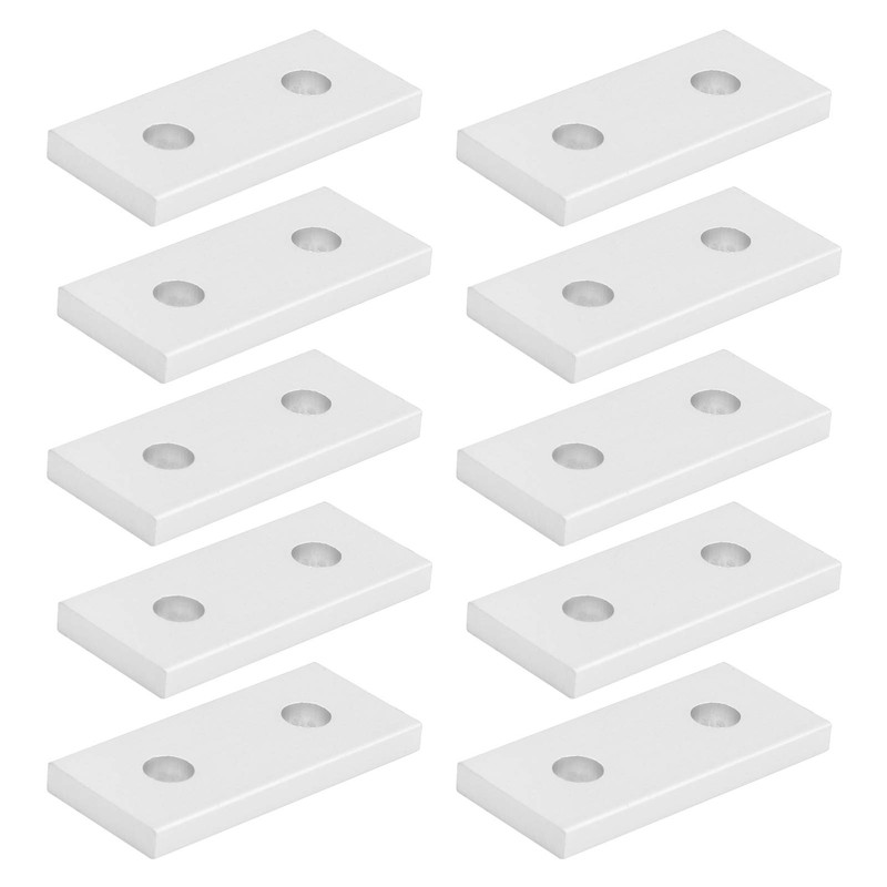 10Pcs Joining Plate Aluminum Flat Connecting Reinforcement Vertical Connection Tool
