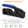 RJ45 Crimp Tool Ethernet Crimping Tool Wire Cutter Crimper For