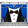 CapiSco Tuxedo Backdrop for Father or Boss Birthday Party Decorations,