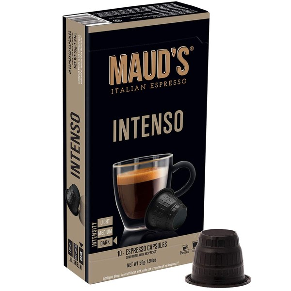 Maud's Organic Intenso cápsulas de espresso 50 ct.