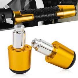 Motorcycle Cafe Racer Handlebar Grips Bar End, Vintage 7/8 Inch 22 mm Motorcycle Rubber Non-Slip Handlebar Grips for Custom Dirt Bike Bobber