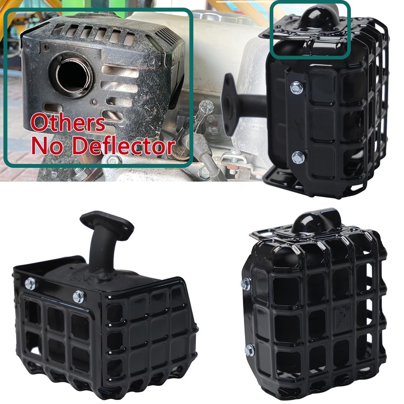 GX160 GX200 Exhaust Assembly 5.5hp 6.5hp Clone GX120 GX140 159cc