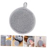 Beavorty 10pcs Non-Scratch Dish Scrubber Sponges Round Kitchen Cleaning Cloths