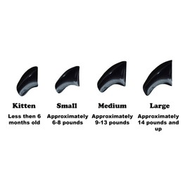 Purrdy Paws 40-Pack Soft Cat Nail Caps Champagne Combo (Medium)