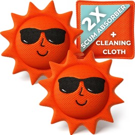 BubbyShine, Hot Tub Scum Absorber for Spa Cleaner - Hot Tub Accessories for Adults, Hot Tub Scum Sponge for Hot Tub Oil Absorbing Sponge for Hot Tub Skimmer, Hot Tub Sponge Scum Remover