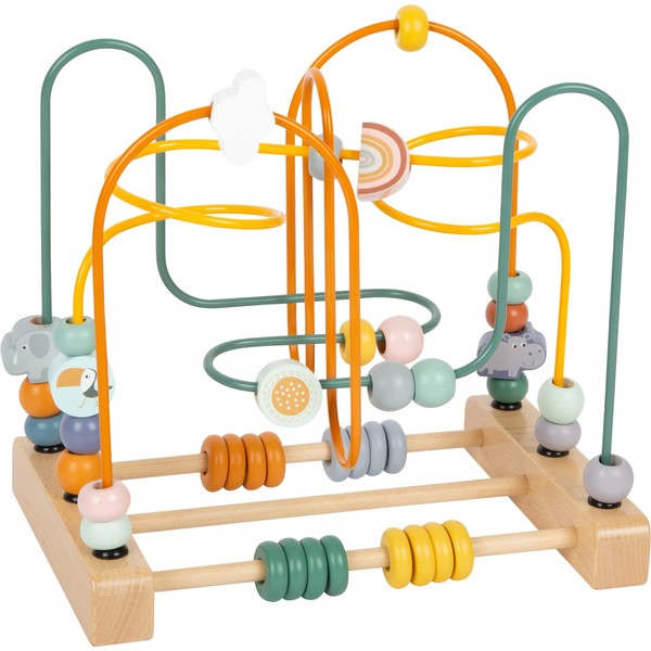 small foot 11956 Safari Wooden Motor Skills Toy for Children