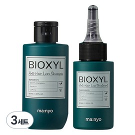 Witch Factory Manyo Factory Bioxil Travel Shampoo 100ml + Treatment 60ml Set, 3 Sets / 마녀공장 바이옥실 트래블 샴푸 100ml + 트리트먼트 60ml 세트, 3세트