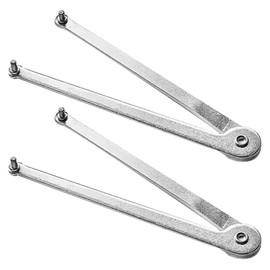 Universal Wrench 4mm Adjustable Angle Grinder Wrench, Universal Angle Grinder Pin Wrench, Lock Nut Wrench for Support Pads on Angle Grinder 2 Pack
