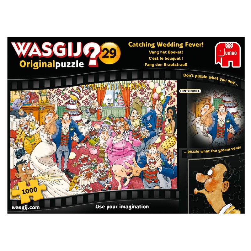 Jumbo 19159 Original 29 Catching Wedding Fever Jigsaw Puzzle, Multi